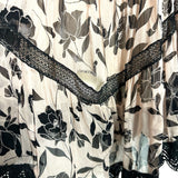 Kate Spade New York Madison Ave Pink/Black Floral Lace Dress - Size 14 (See Notes)