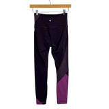 Lululemon Purple Color Black Leggings - Size 4 (Inseam 24")