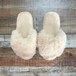 No Brand White Slippers - Size 38-39