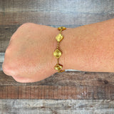 Abbott Lyon Gold Letter P Bracelet