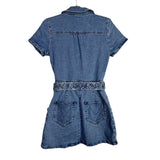 Show Me Your Mumu Denim Belted Dress- Size S