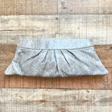 Lauren Merkin Snakeskin Leather Clutch with Dust Bag