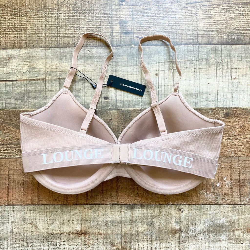 Lounge Beige Ribbed T-Shirt Bra NWT- Size 34E The Saved Collection Lounge Beige Ribbed T-Shirt Bra NWT- Size 34E The Saved Collection