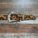 No Brand Leopard Belt- Size S/M (see notes)