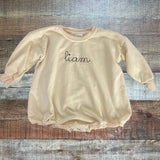 Maxwell Monograms Cream Liam Sweatshirt Bubble- Size 2T (see notes)