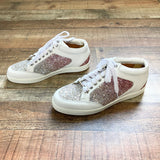 Jimmy Choo Diamond Glitter Embellished Sneakers- Size 38 (BRAND NEW CONDITION)