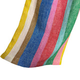Boden Multi Color Striped Dulwich Linen Pants- Size 2R (sold out online)