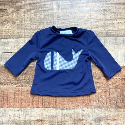 Funtasia Too Navy Whale Rash Guard- Size 3M