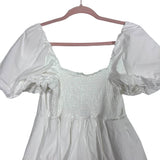 Show Me Your Mumu White Ruffle Tiered Smocked Back Dress- Size XL (sold out online)