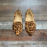 Musshoe Leopard Knot Flat Shoes- Size 7.5 (NEW)