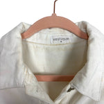 Vestique White Fringe Cropped Jacket - Size M (See Notes, sold out online!)