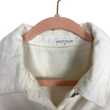 Vestique White Fringe Cropped Jacket - Size M (See Notes, sold out online!)
