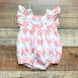 Pink Chicken Pink Poodle Ruffle Bubble- Size 12-18M