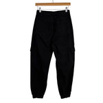 SHEIN Black Cargo Pocket Jogger Jeans- Size XS (Inseam 26”)