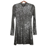 Abercrombie & Fitch Silver Sequin Dress NWT - Size S