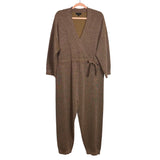 J. Crew Lurex Wrap Sweater Jumpsuit - Size L