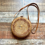 No Brand Round Rattan Shoulder Bag (LIKE NEW)