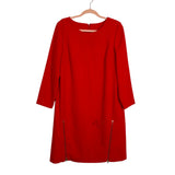 J. Crew Red Zipper Accent Dress - Size 12T (See Notes)
