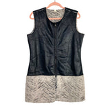 No Brand Faux Fur Lined Zip Up Front Dress- Size S/M