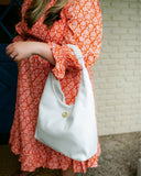 Elizabeth Wilson Orange Printed Smocked Bodice Dress- Size XXXL (sold out online)