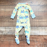 The Beaufort Bonnet Company Yellow Happy Day Zip Up Footie Outfit- Size 6-12M