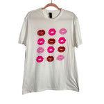 Very Important Tee White Lips Tee- Size L (see notes)