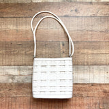 A New Day Cream Weave Woven Bucket Bag (sold out online)