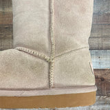 Dream Pairs Girl's Suede Faux Fur Lined Boots- Size 3 (see notes)