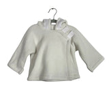 Widgeon White Bow Hooded Jacket - Size 3M