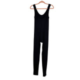 Tan + Lines Sport By Sivan Ayla Black Ribbed Jumpsuit- Size M