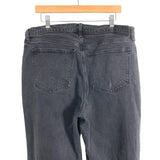 Abercrombie & Fitch Black Distressed Curve Love Low Rise 90's Baggy Jeans-Size 32/14 (Inseam 30.5”, sold out online)