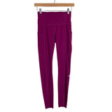 Lululemon Fuchsia with Pockets Leggings- Size 4 (Inseam 28”)