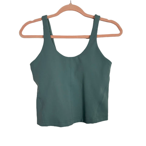 Lululemon Crater Blue Glow Up Tank Top- Size 6