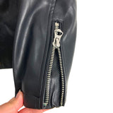 Scoop Black Faux Leather Jacket- Size S (sold out online)