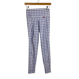 Fit Mama Purple and White Check Leggings- Size S (we have matching sports bra)