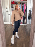 Nike Tan Oversized Sweatshirt- Size S (see notes)