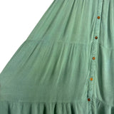 Yo Baby Seafoam Green Button Dress - Size 12 (See Notes)