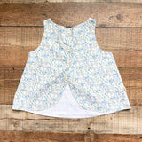 Harbour Blue/Yellow Floral Print Tank and Shorts Set- Size 2/3Y (see notes, sold as a set)
