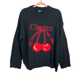 Wild Fable Black Cherry Holiday Sweater - Size L