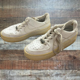 Nike Air White Leather Sneakers- Size 7 (see notes)