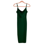 No Brand (Sweatyrocks) Hunter Green Draped Front Slip Dress - Size XS (Sold Out Online)