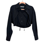 Alexander Wang Black Button Up Top - Size XS