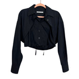 Alexander Wang Black Button Up Top - Size XS