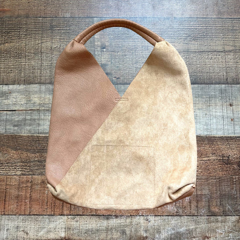 Shiraleigh Faux Leather and Suede Bag