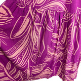 Mister Zimi Purple Botanical Printed Belted JoJo Dress NWT- Size 4