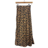 Urban Outfitters Animal Print Satin Elastic Waist Skirt- Size S