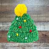 No Brand Christmas Tree Beanie- One Size