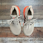 Adidas Grey/Coral Ultraboost Sneakers - Size 7.5