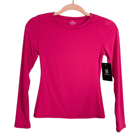 Suuksess Hot Pink Long Sleeve Tee NWT- Size M