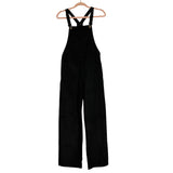 Skatie Black Corduroy Overalls- Size XS